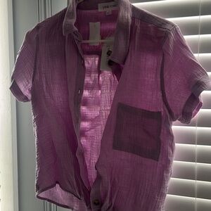 Short sleeve button up shirt